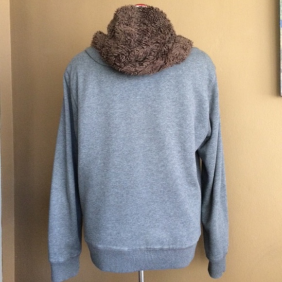 *DONATED* Old Navy Fleece Sweat Jacket, Gray, L - Picture 2 of 8